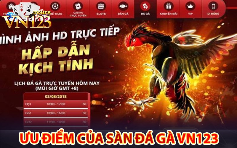 Ưu điểm của sàn đá gà vn123
